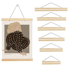 Magnetic Wooden Poster Hanger