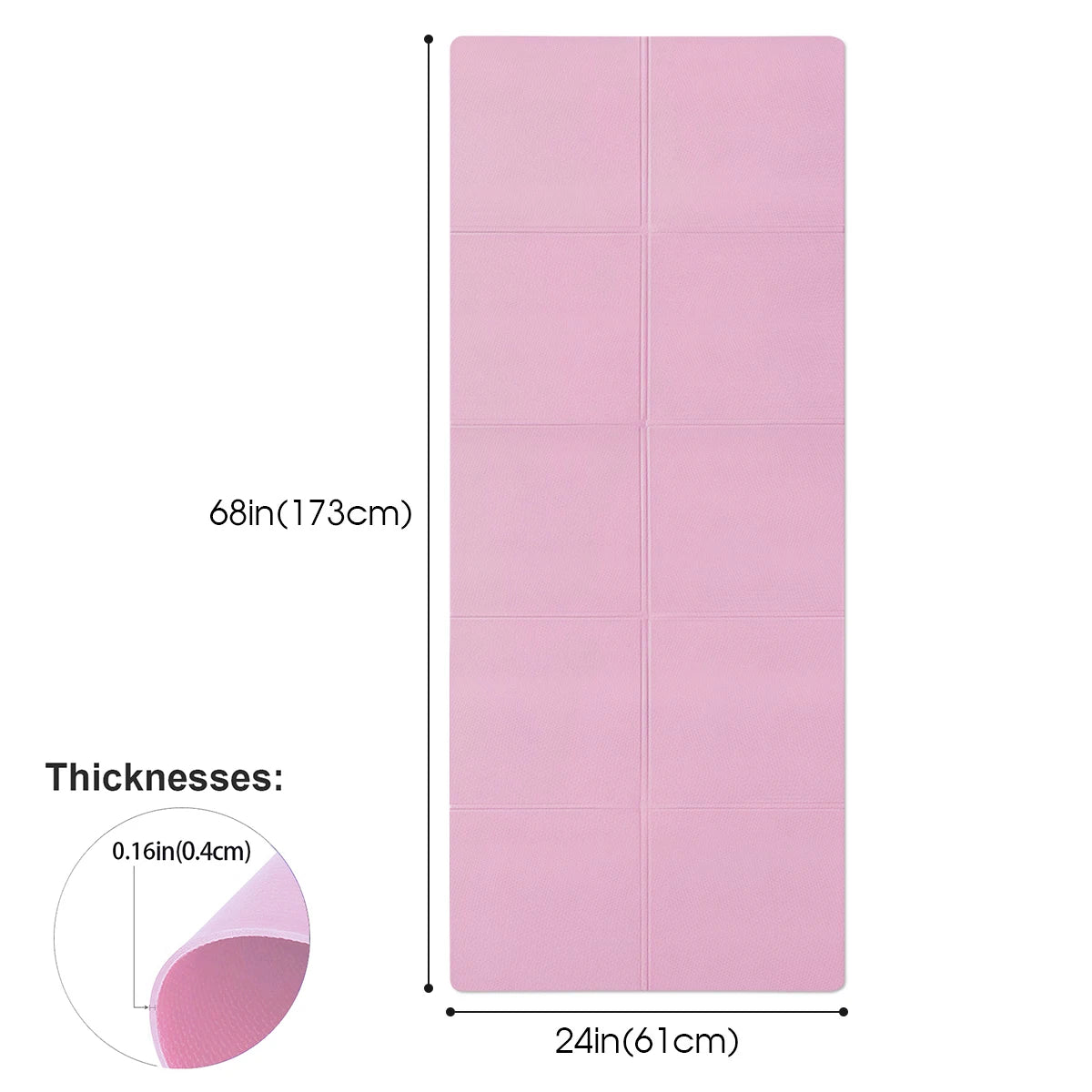 4MM EVA Non-Slip Yoga Mat