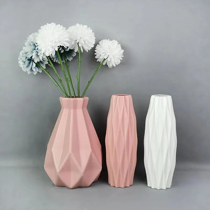 Nordic Plastic Flower Vase