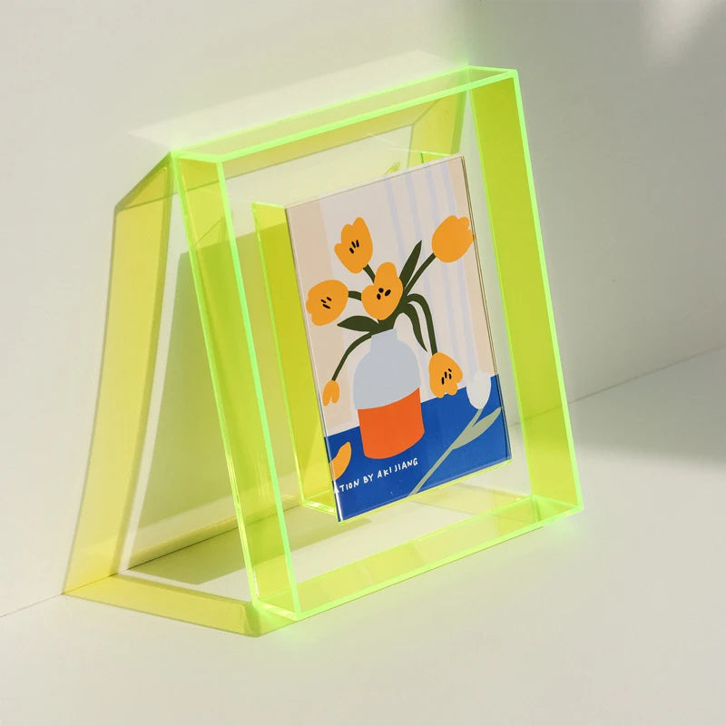 5" Transparent Acrylic Photo Frame