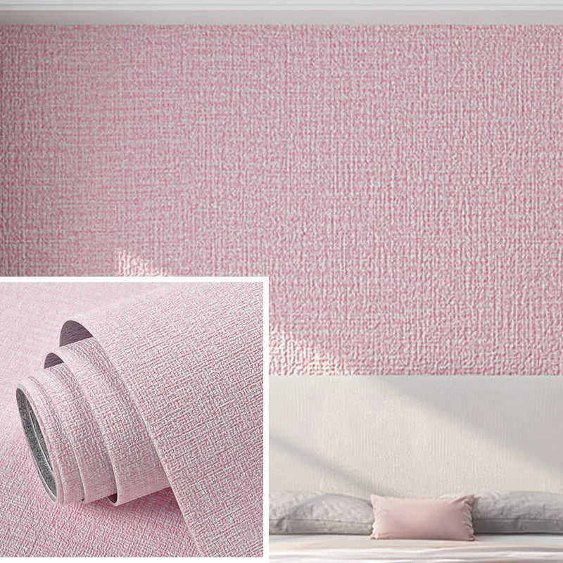 Self-Adhesive 3D Linen Wallpaper