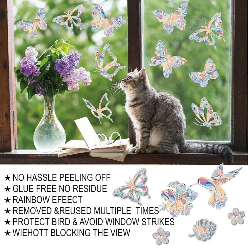 Rainbow Prism Window Stickers