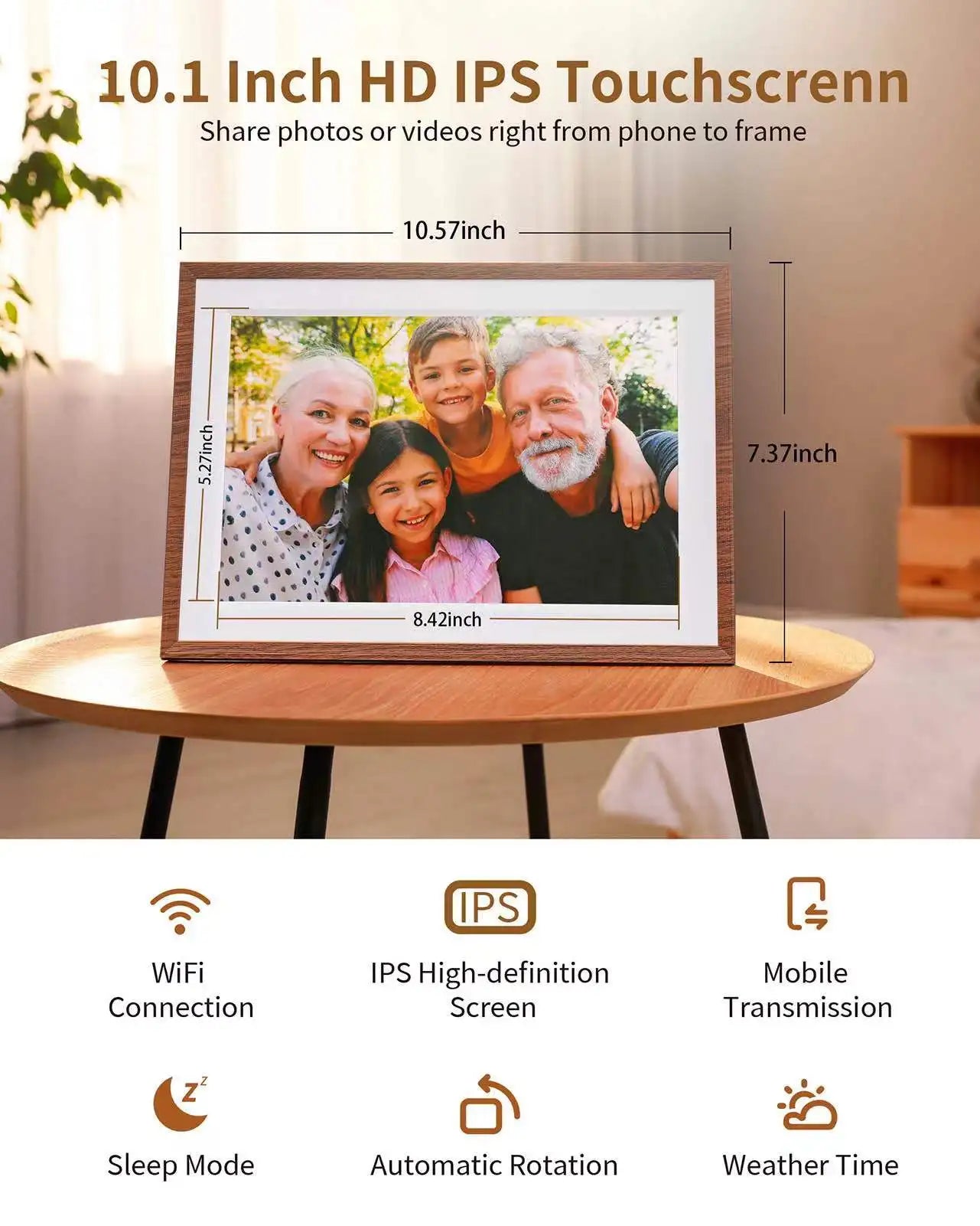 10.1" WiFi Digital Photo Frame