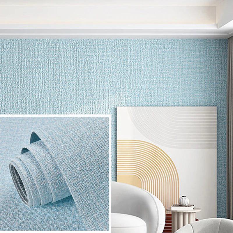 Self-Adhesive 3D Linen Wallpaper