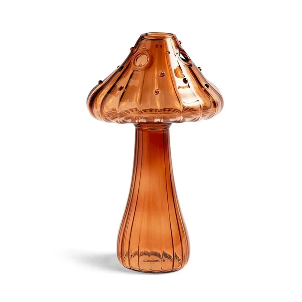 Jelly Color Mushroom Glass Vase