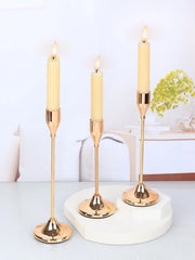 Elegant Metal Candle Holder Set