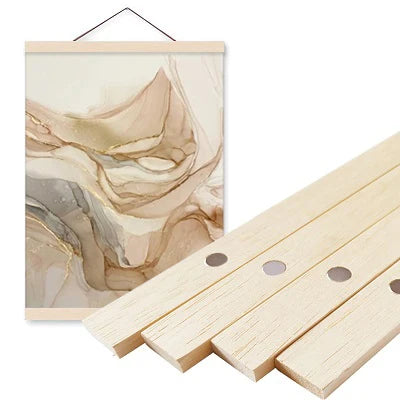 Magnetic Wooden Poster Hanger