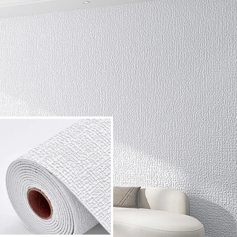 Self-Adhesive 3D Linen Wallpaper