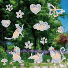 Rainbow Prism Window Stickers