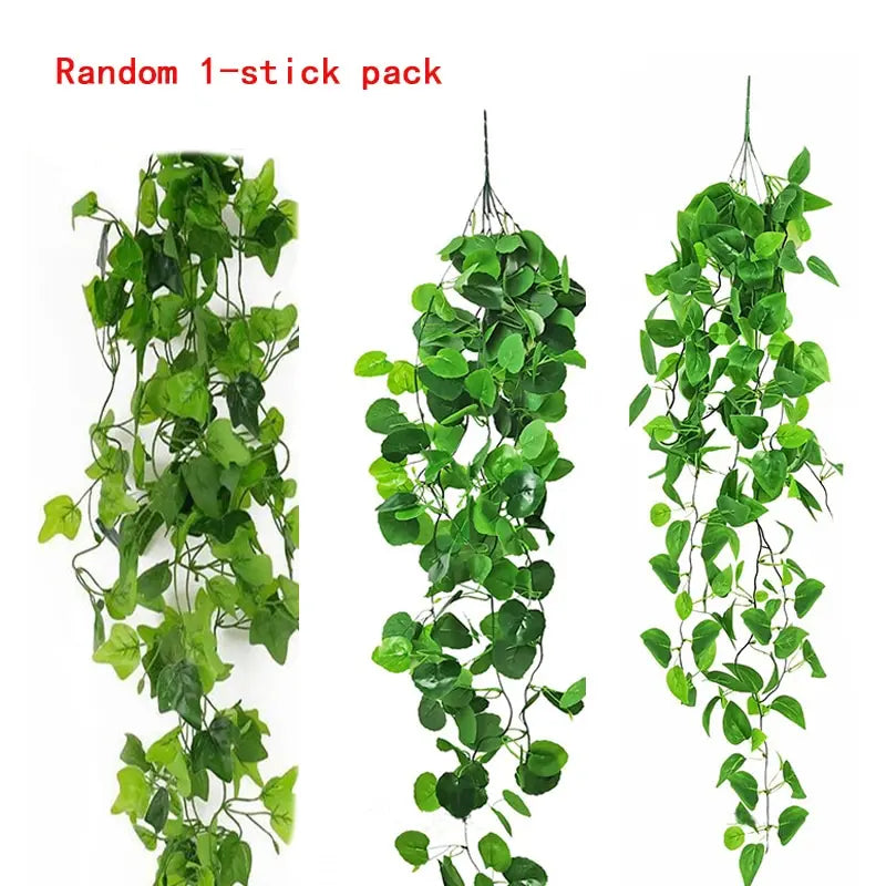 Artificial Hanging Green Plant Decor