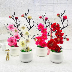 Artificial Potted Bonsai Plant Decor