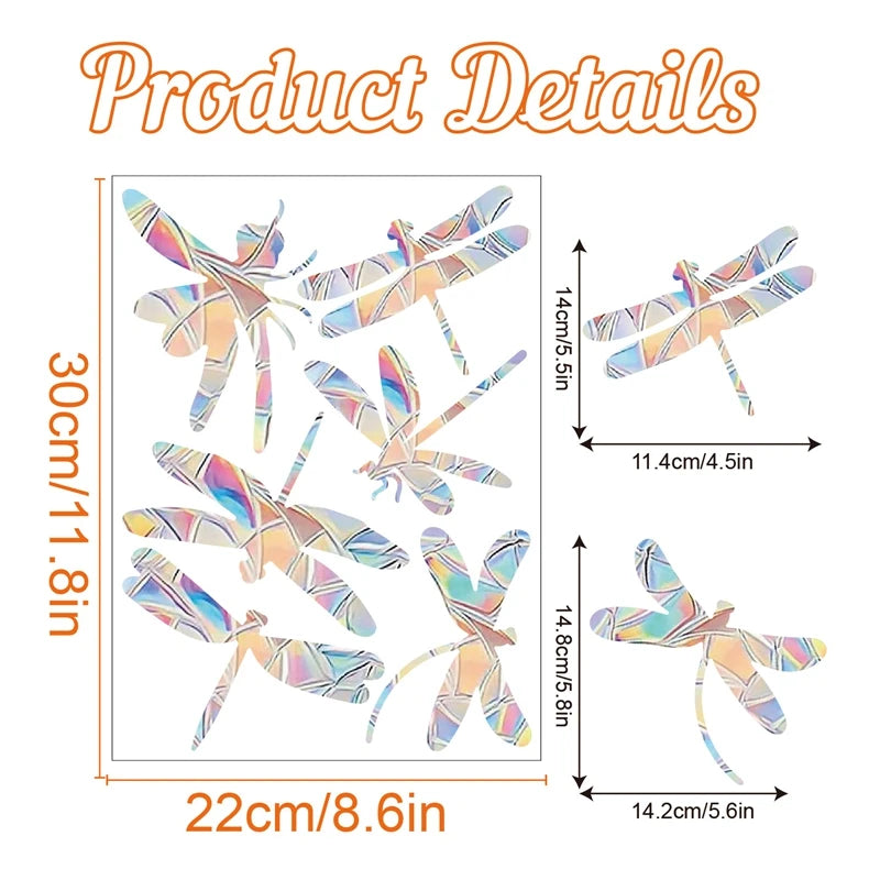 Rainbow Prism Window Stickers