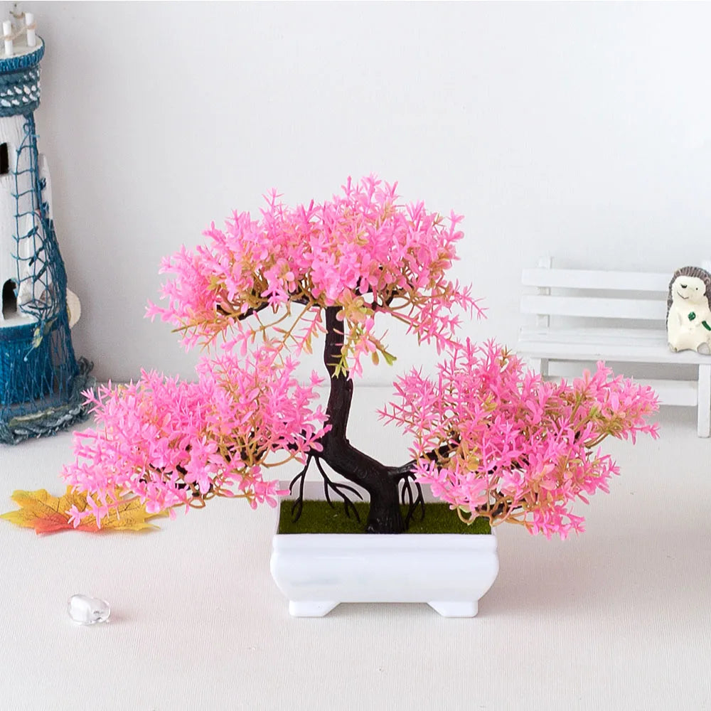 Artificial Potted Bonsai Plant Decor