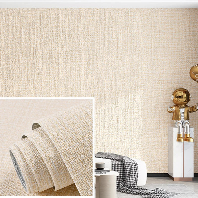 Self-Adhesive 3D Linen Wallpaper