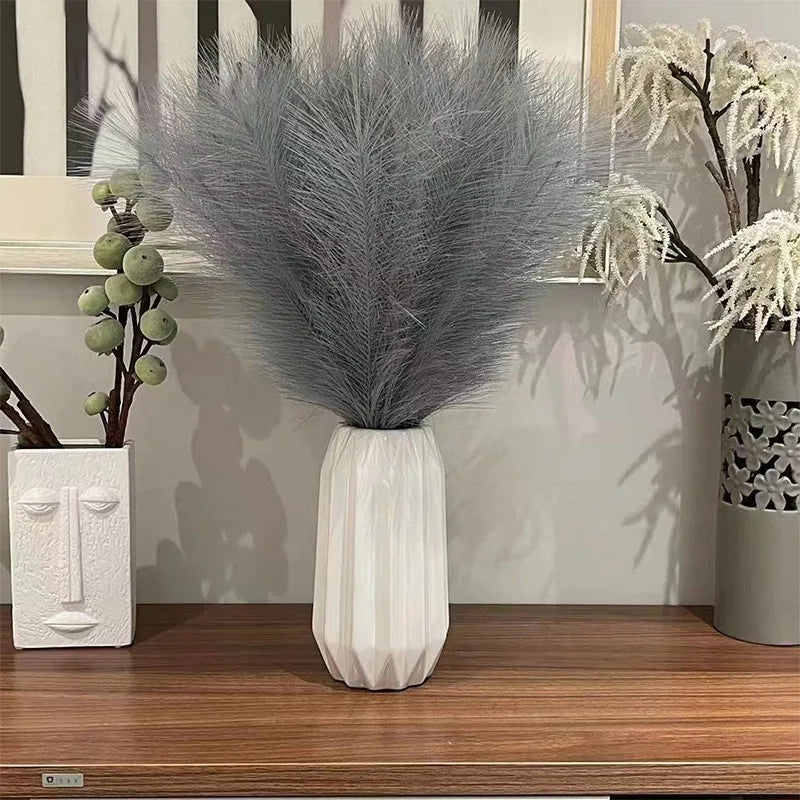 Artificial Fluffy Pampas Grass Decor