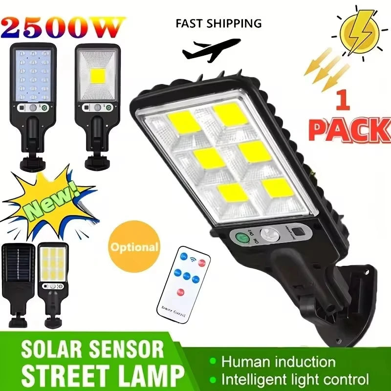 Solar Sensor Street Light Set