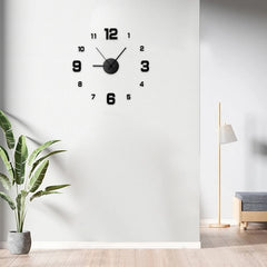 DIY Frameless Silent Wall Clock