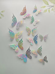 3D Hollow Butterfly Wall Stickers