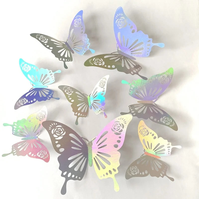 3D Hollow Butterfly Wall Stickers