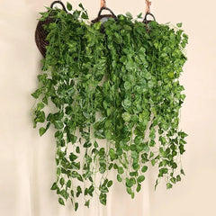 Artificial Hanging Green Plant Decor