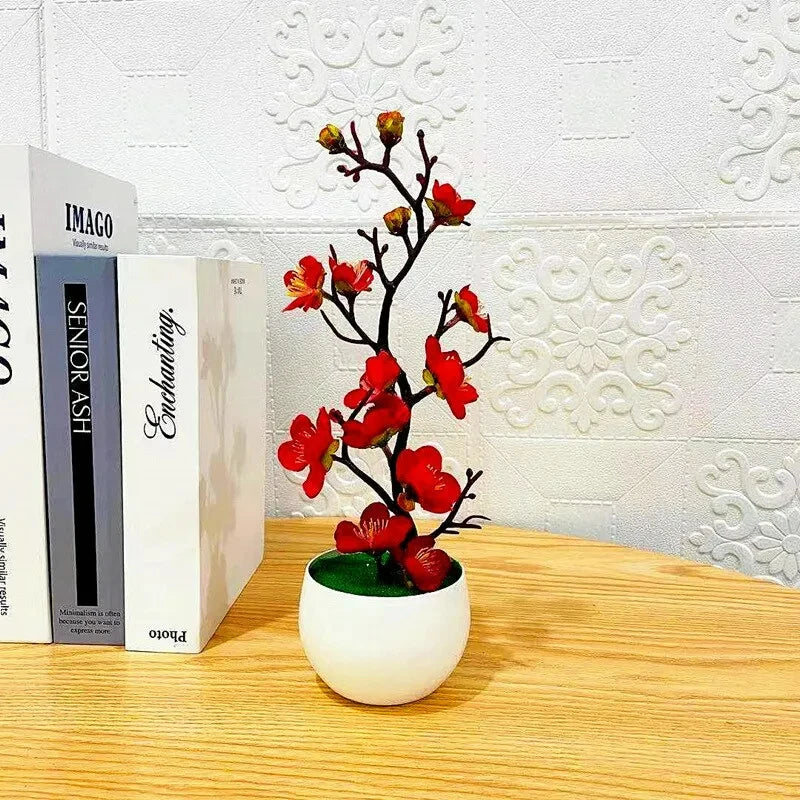 Artificial Potted Bonsai Plant Decor