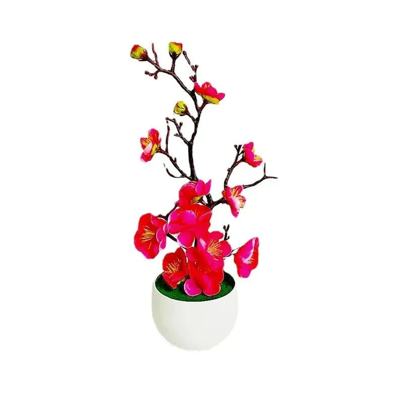 Artificial Potted Bonsai Plant Decor