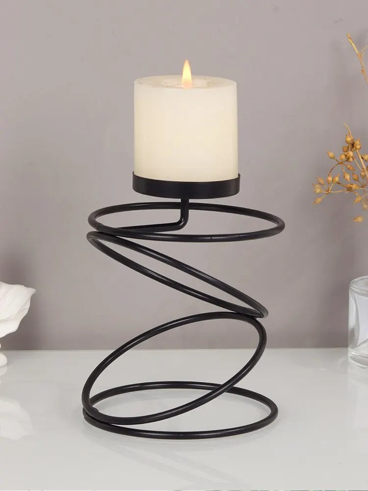 Luxury Gold Metal Candle Holder