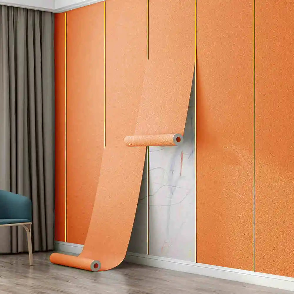 Self-Adhesive 3D Linen Wallpaper