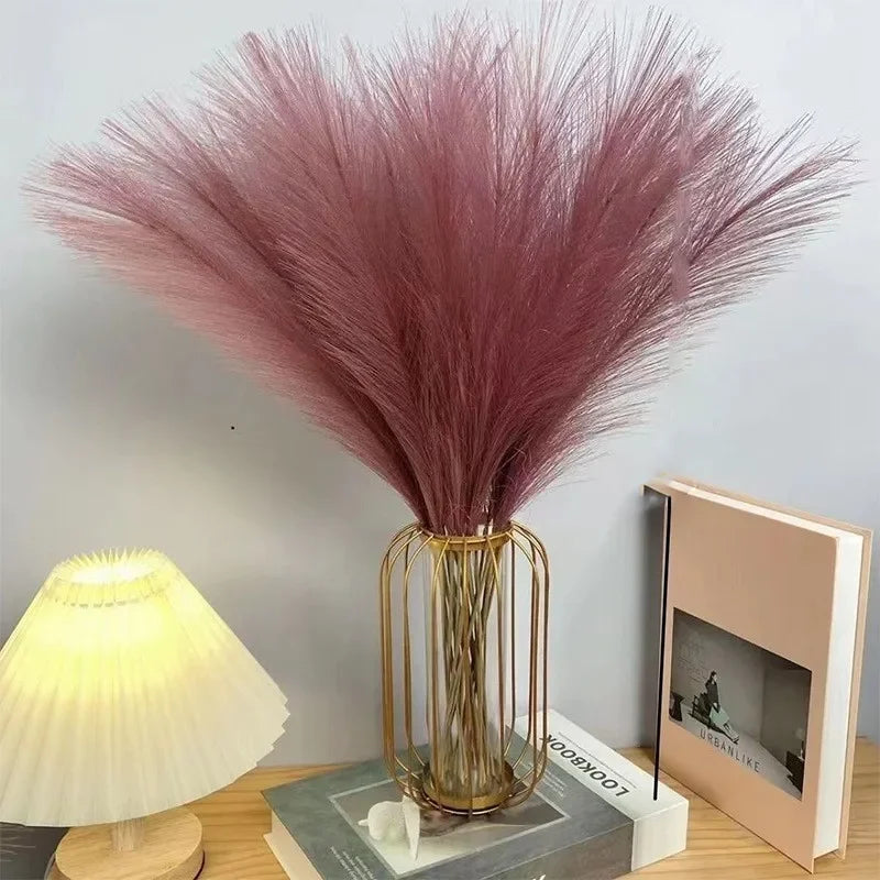 Artificial Fluffy Pampas Grass Decor