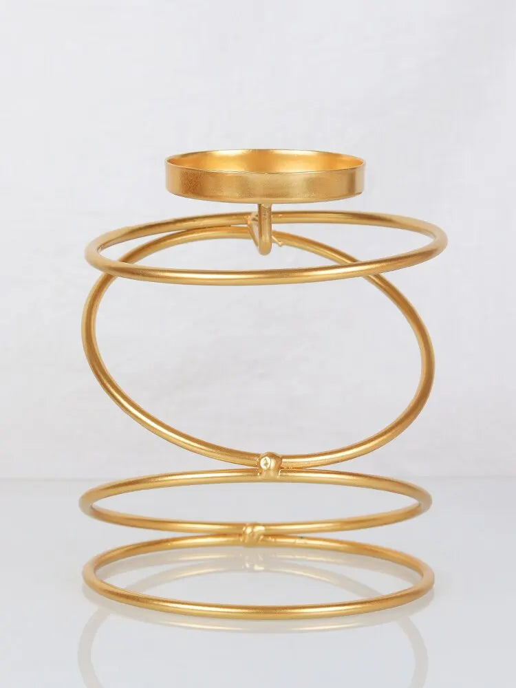 Luxury Gold Metal Candle Holder