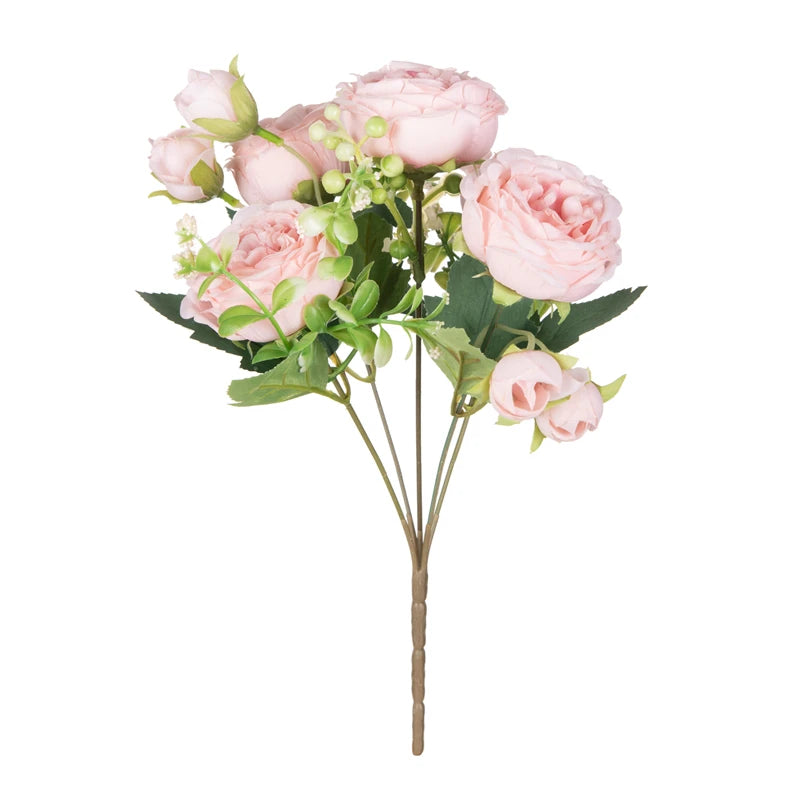 Artificial Peony & Rose Bouquet