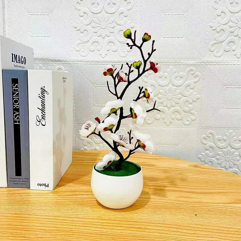 Artificial Potted Bonsai Plant Decor