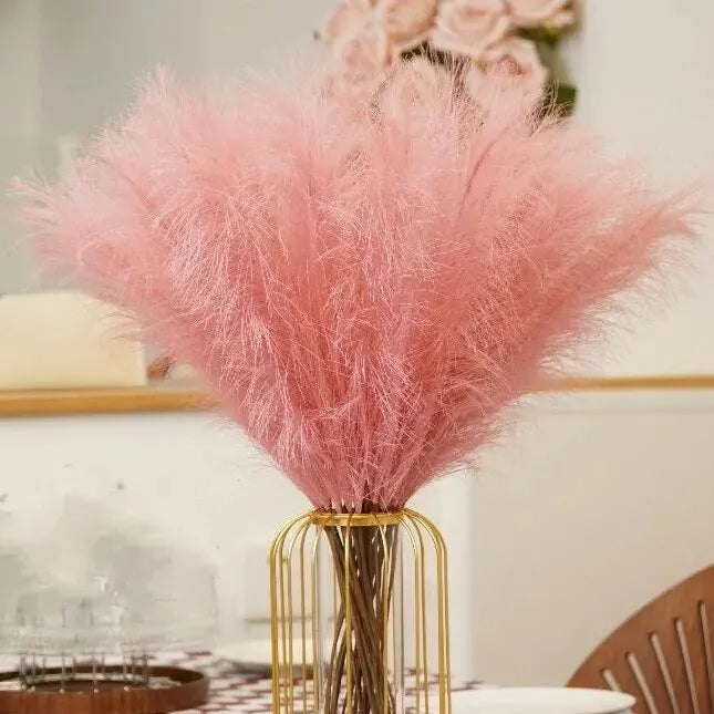 Artificial Fluffy Pampas Grass Decor