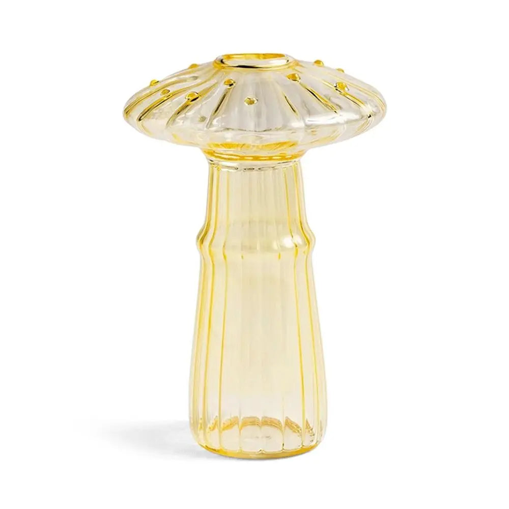 Jelly Color Mushroom Glass Vase