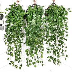 Artificial Hanging Green Plant Decor