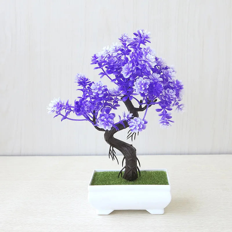 Artificial Potted Bonsai Plant Decor